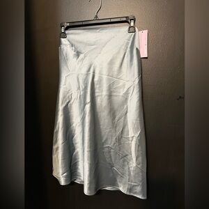 Target blue silk dress